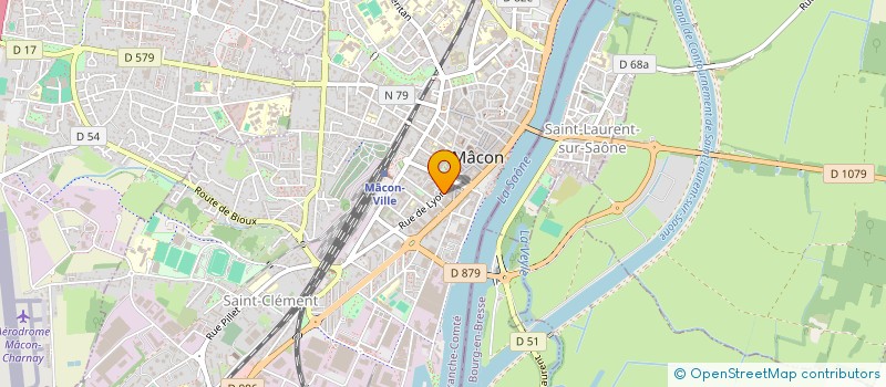 localisation de l'entreprise MADAME JACQUELINE POINSSOT  MACON