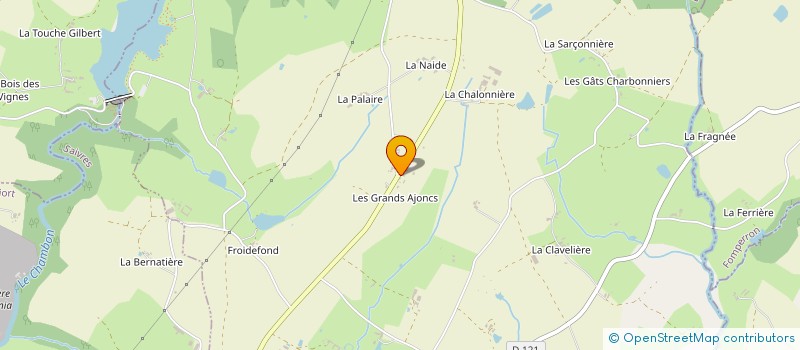 localisation de l'entreprise MADAME JACQUELINE POIRIER  EXIREUIL