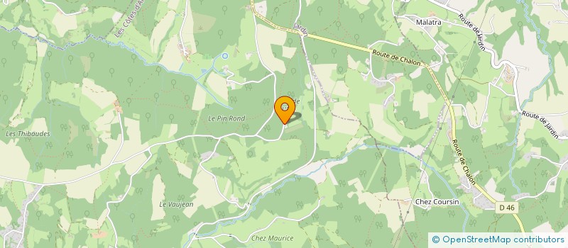 localisation de l'entreprise MADAME JACQUELINE PONT  LES COTES D'AREY