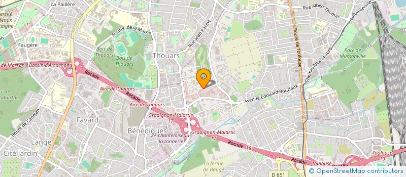 localisation de l'entreprise MADAME JACQUELINE POUCHIN  VILLENAVE-D'ORNON