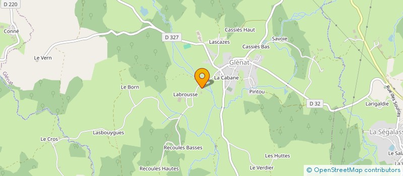 localisation de l'entreprise MADAME JACQUELINE POUSSERGUE à ROUFFIAC