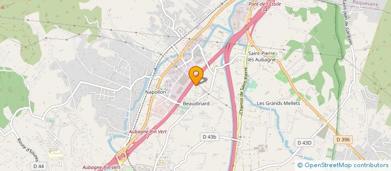 localisation de l'entreprise MADAME JACQUELINE POZO  AUBAGNE