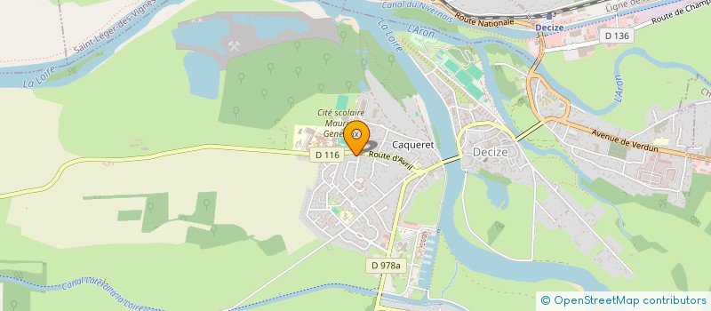 localisation de l'entreprise MADAME JACQUELINE PRECLIN  DECIZE