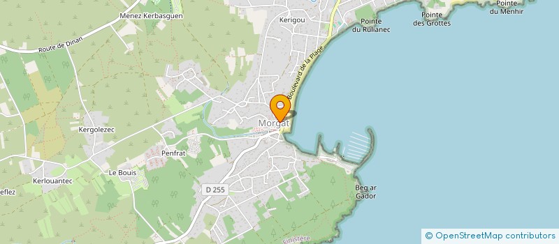 localisation de l'entreprise MADAME JACQUELINE PREVOT  CROZON