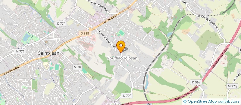 localisation de l'entreprise MADAME JACQUELINE PRIVAT à ROUFFIAC-TOLOSAN