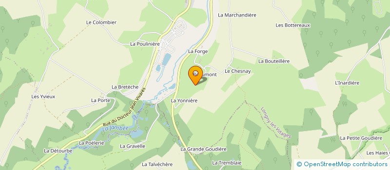 localisation de l'entreprise MADAME JACQUELINE PROVOST à LONGNY LES VILLAGES