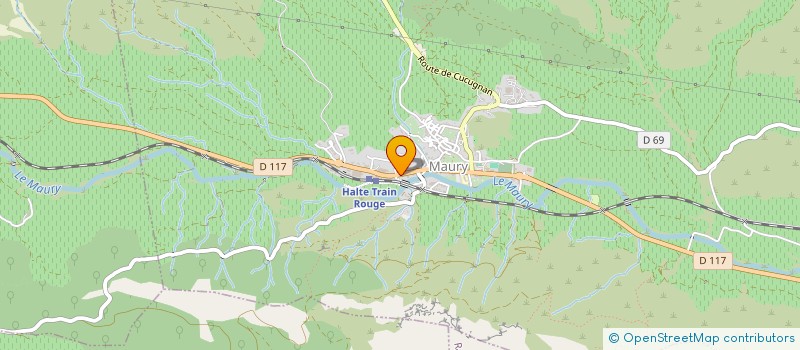 localisation de l'entreprise MADAME JACQUELINE PUJOL  MAURY