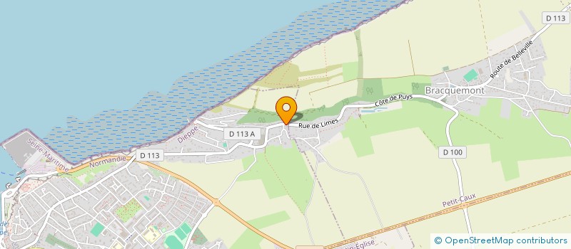 localisation de l'entreprise MADAME JACQUELINE PUTHOD à DIEPPE