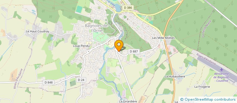 localisation de l'entreprise MADAME JACQUELINE QUENTIN à BAGNOLES-DE-L'ORNE-NORMANDIE