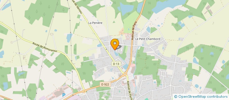 localisation de l'entreprise MADAME JACQUELINE RAGU à ROMORANTIN-LANTHENAY