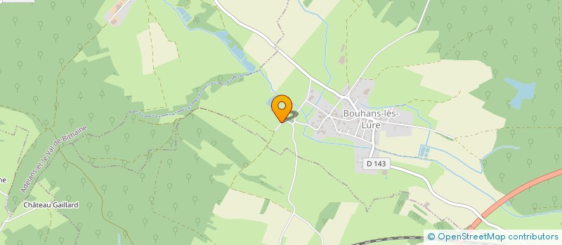 localisation de l'entreprise MADAME JACQUELINE RAILLARD  BOUHANS-LES-LURE