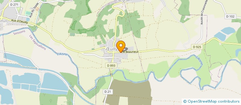 localisation de l'entreprise MADAME JACQUELINE RAJAIN  UILLY