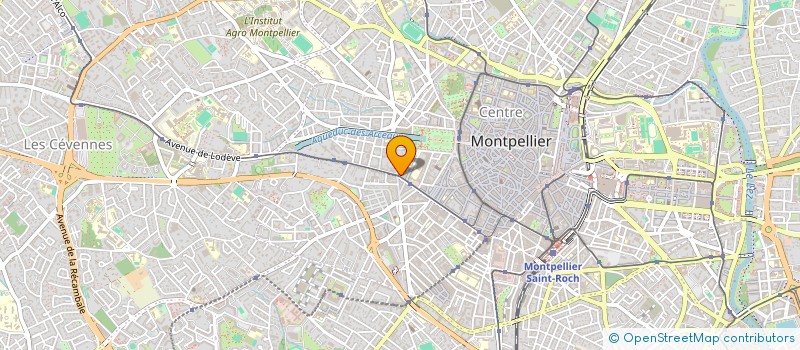 localisation de l'entreprise MADAME JACQUELINE RALUY à MONTPELLIER