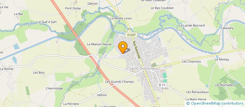 localisation de l'entreprise MADAME JACQUELINE RAMARD  LONGAULNAY