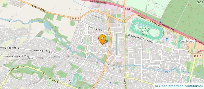 localisation de l'entreprise MADAME JACQUELINE RAMOND  LONS