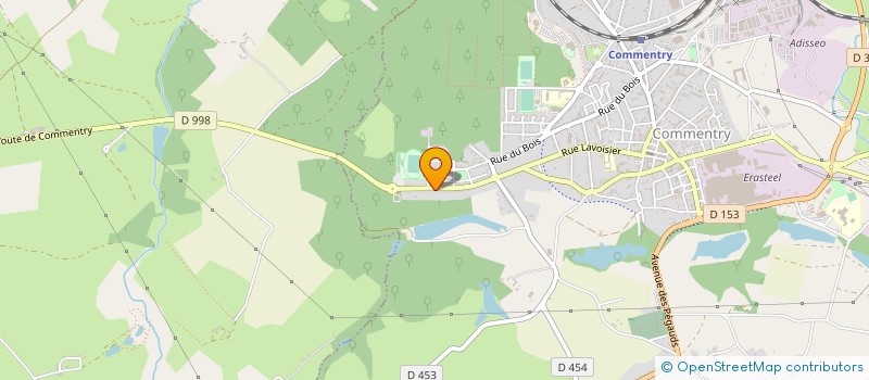 localisation de l'entreprise MADAME JACQUELINE RANOUX  COMMENTRY