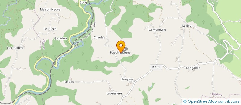 localisation de l'entreprise MADAME JACQUELINE RATIER à LEYNHAC