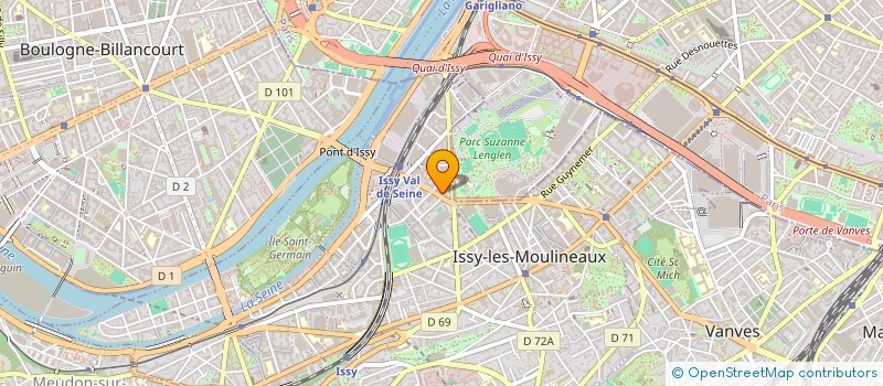localisation de l'entreprise MADAME JACQUELINE RAVOLOLOMALALA à ISSY-LES-MOULINEAUX