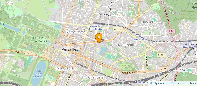 localisation de l'entreprise MADAME JACQUELINE RENARD à VERSAILLES