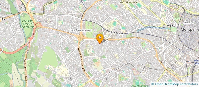 localisation de l'entreprise MADAME JACQUELINE RENAUD à MONTPELLIER