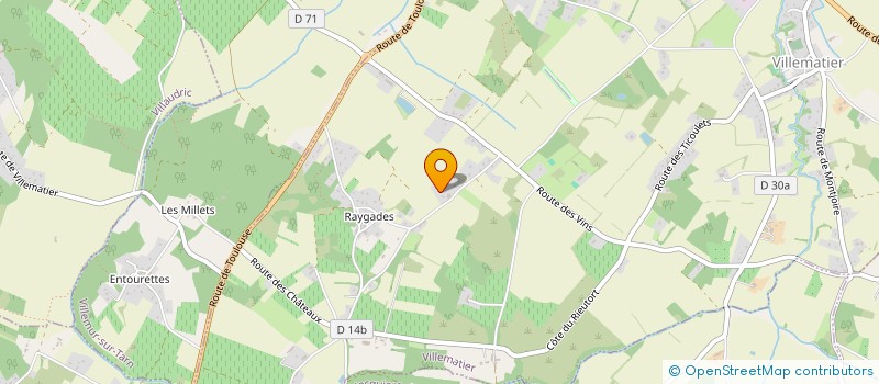 localisation de l'entreprise MADAME JACQUELINE RENAUD  VILLEMATIER