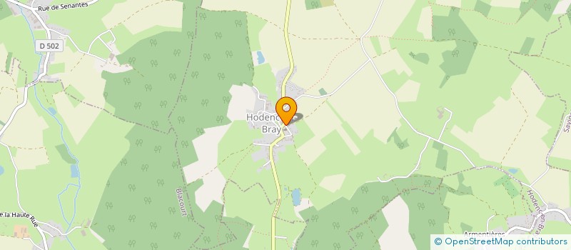 localisation de l'entreprise MADAME JACQUELINE RENAULT  HODENC-EN-BRAY