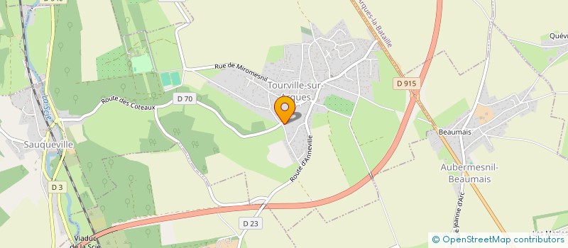 localisation de l'entreprise MADAME JACQUELINE RENAUT  TOURVILLE-SUR-ARQUES