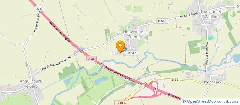 localisation de l'entreprise MADAME JACQUELINE REVERBERI  NOUVION-LE-COMTE