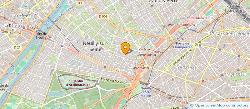 localisation de l'entreprise MADAME JACQUELINE REVEZ à NEUILLY-SUR-SEINE