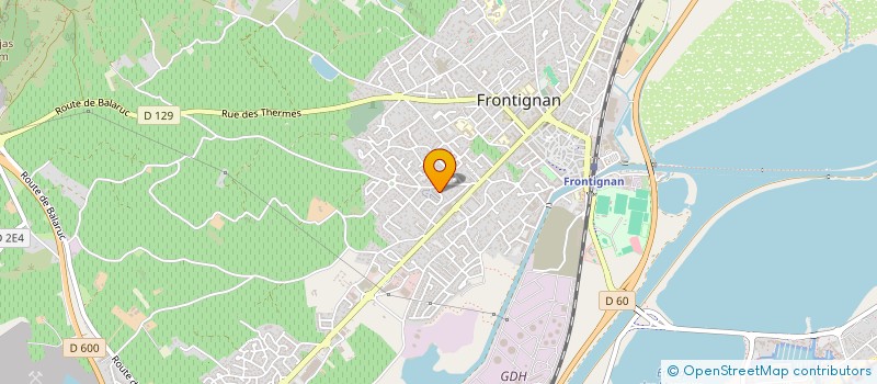 localisation de l'entreprise MADAME JACQUELINE REYNES à FRONTIGNAN