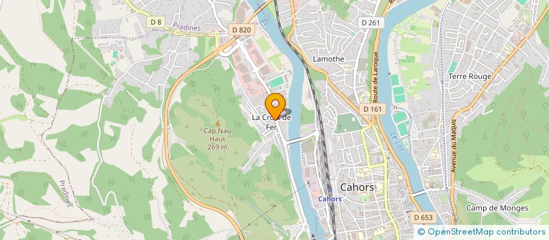 localisation de l'entreprise MADAME JACQUELINE REYNES  CAHORS