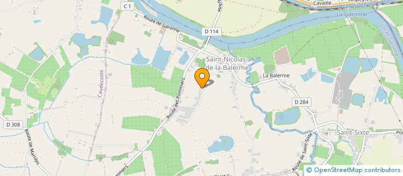 localisation de l'entreprise MADAME JACQUELINE RICARD  CAUDECOSTE