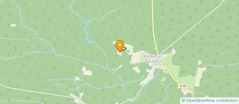 localisation de l'entreprise MADAME JACQUELINE RICHARD  RIMBEZ-ET-BAUDIETS