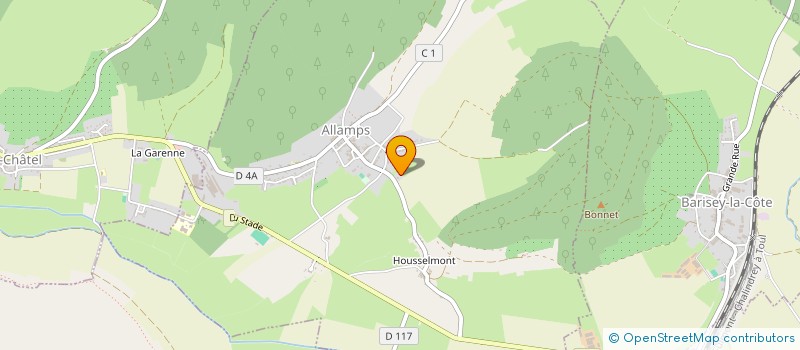 localisation de l'entreprise MADAME JACQUELINE RICHARD  ALLAMPS