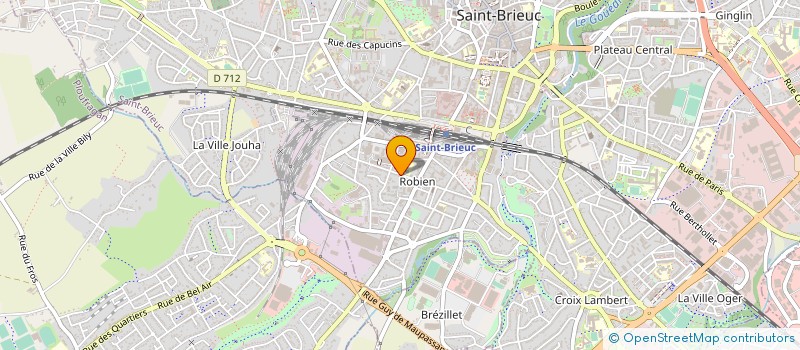 localisation de l'entreprise MADAME JACQUELINE RIDEAU à SAINT-BRIEUC