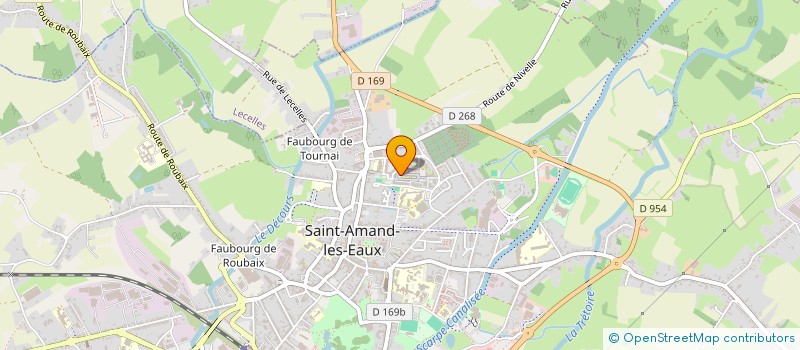 localisation de l'entreprise MADAME JACQUELINE RIVES  ST AMAND-LES-EAUX