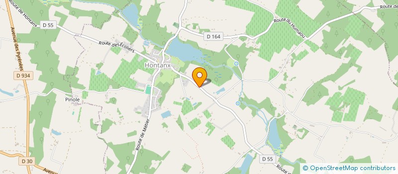 localisation de l'entreprise MADAME JACQUELINE RIVIERE  HONTANX