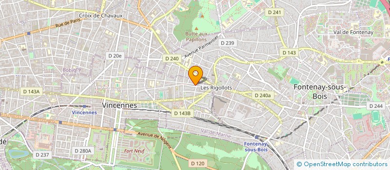 localisation de l'entreprise MADAME JACQUELINE ROBERT à VINCENNES