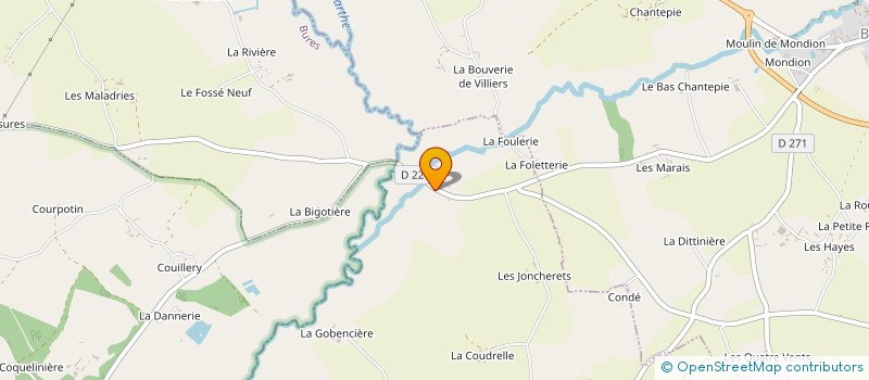 localisation de l'entreprise MADAME JACQUELINE ROBILLARD à SAINT-GERMAIN-DE-MARTIGNY