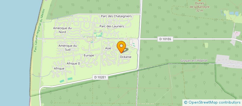 localisation de l'entreprise MADAME JACQUELINE ROBINSON  GRAYAN-ET-L'HOPITAL