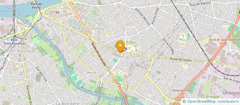 localisation de l'entreprise MADAME JACQUELINE ROCHER à SAINT-SEBASTIEN-SUR-LOIRE