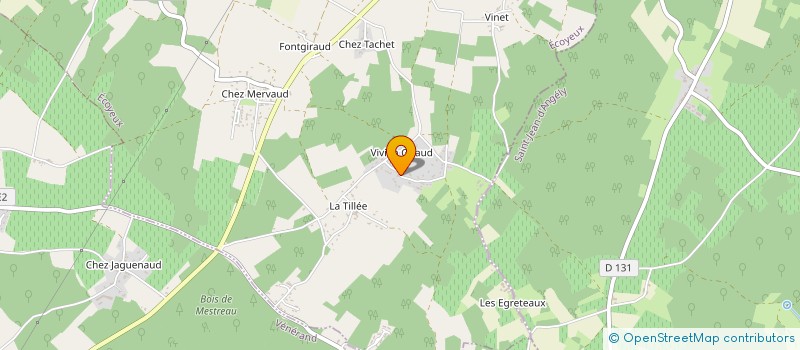 localisation de l'entreprise MADAME JACQUELINE ROCHEREAU à AUJAC