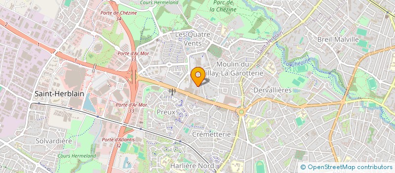 localisation de l'entreprise MADAME JACQUELINE ROCHEREAU à SAINT-HERBLAIN