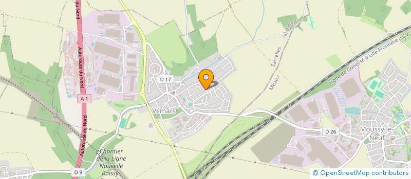 localisation de l'entreprise MADAME JACQUELINE RODRIGUE  VEMARS