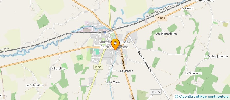localisation de l'entreprise MADAME JACQUELINE ROISNEL à SAINTE-GAUBURGE-SAINTE-COLOMBE