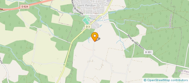 localisation de l'entreprise MADAME JACQUELINE ROLLAND  SAINT-PERDON