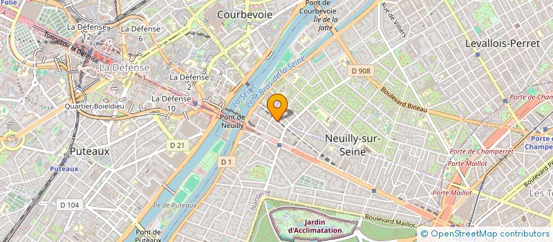 localisation de l'entreprise MADAME JACQUELINE ROSEDALEN à NEUILLY-SUR-SEINE
