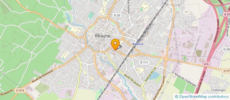 localisation de l'entreprise MADAME JACQUELINE ROSSIGNOL à BEAUNE