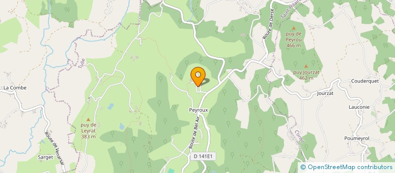 localisation de l'entreprise MADAME JACQUELINE ROUSSEAU  SAINT-HILAIRE-PEYROUX