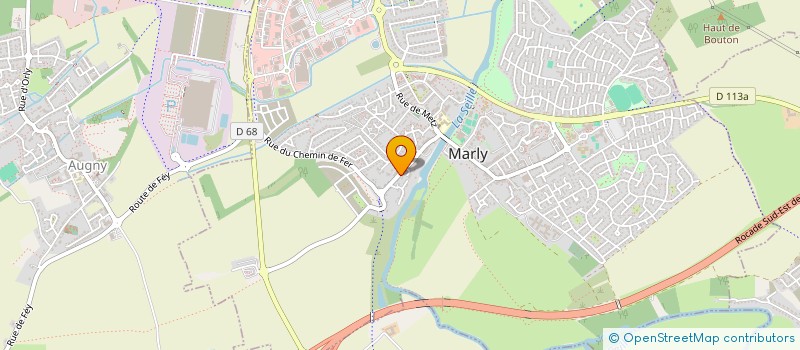 localisation de l'entreprise MADAME JACQUELINE ROUSSELOT à MARLY